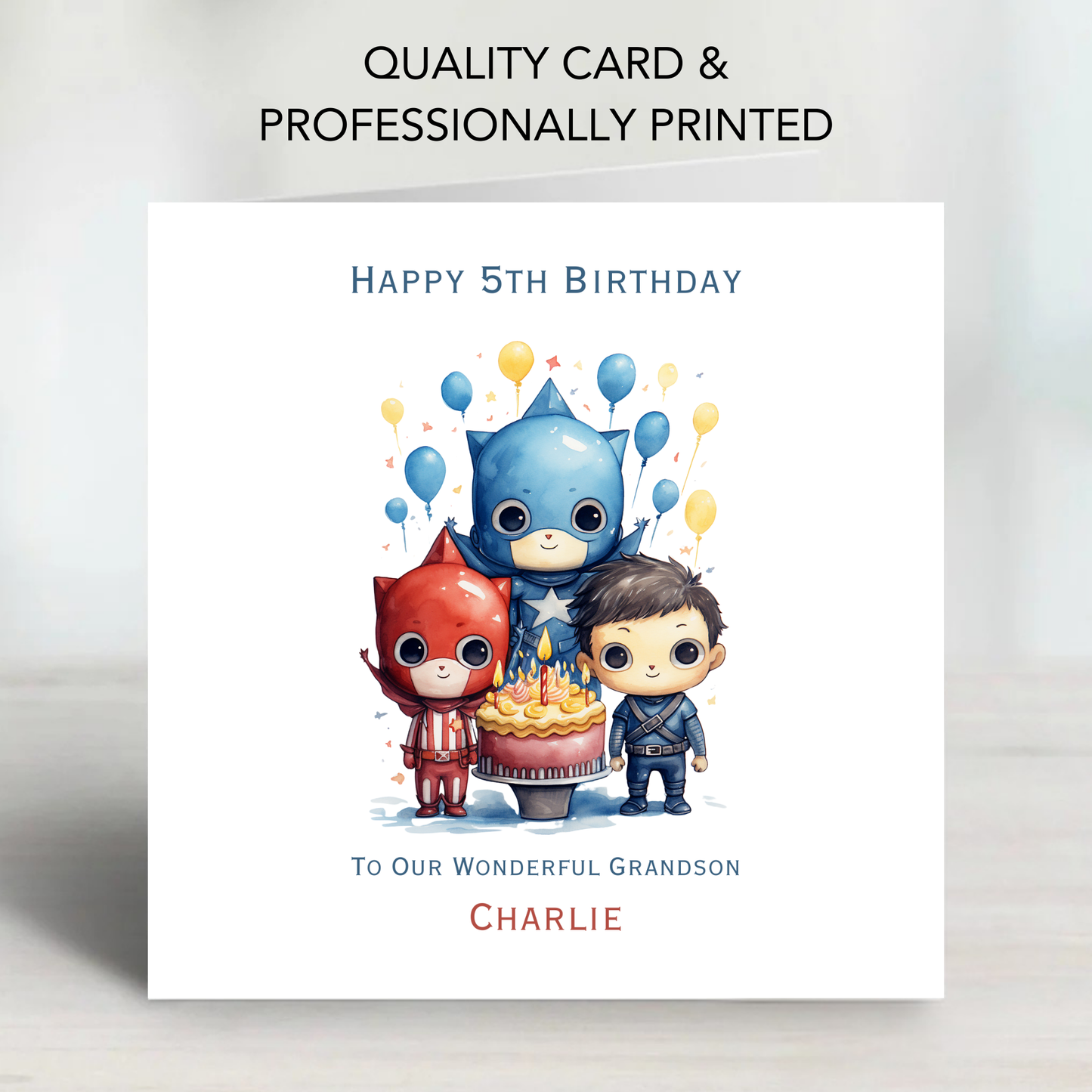 Superhero Birthday Card - C540