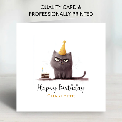 Grumpy Cat Birthday Card - C526