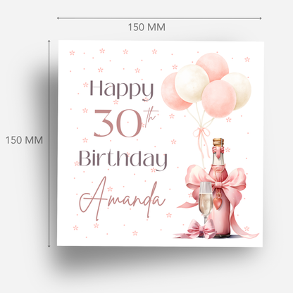 Pink Fizz & Balloons - C518