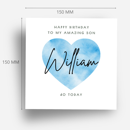 Heart Birthday Card - C503