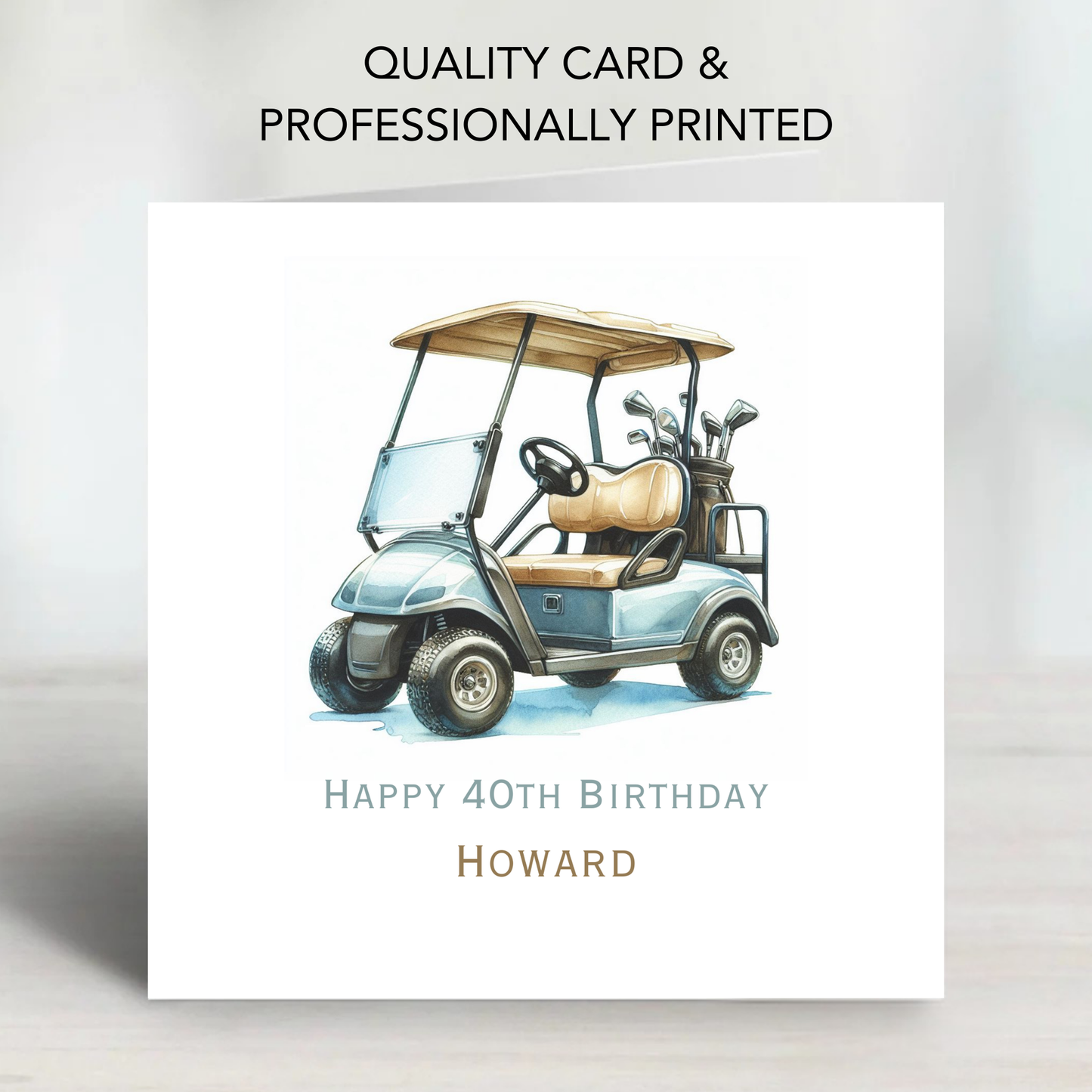Golf Mad Birthday Card - C619