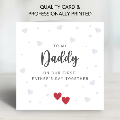 First Fathers Day Card - Modern and Simple Design - C769