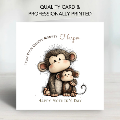 Mother's Day Card - Cheeky MonkeyDesign - C760