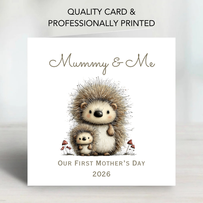 Mother's Day Card - Hedgehog Design - C758