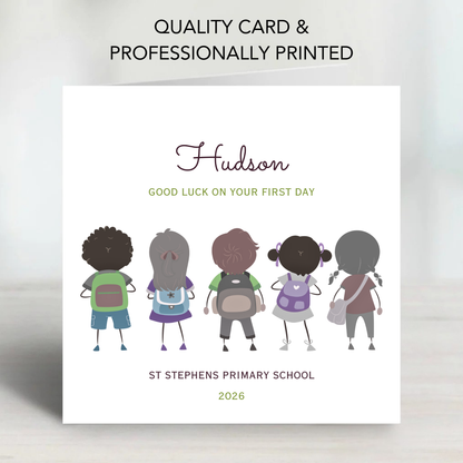 First or Last Day of School Card - C207