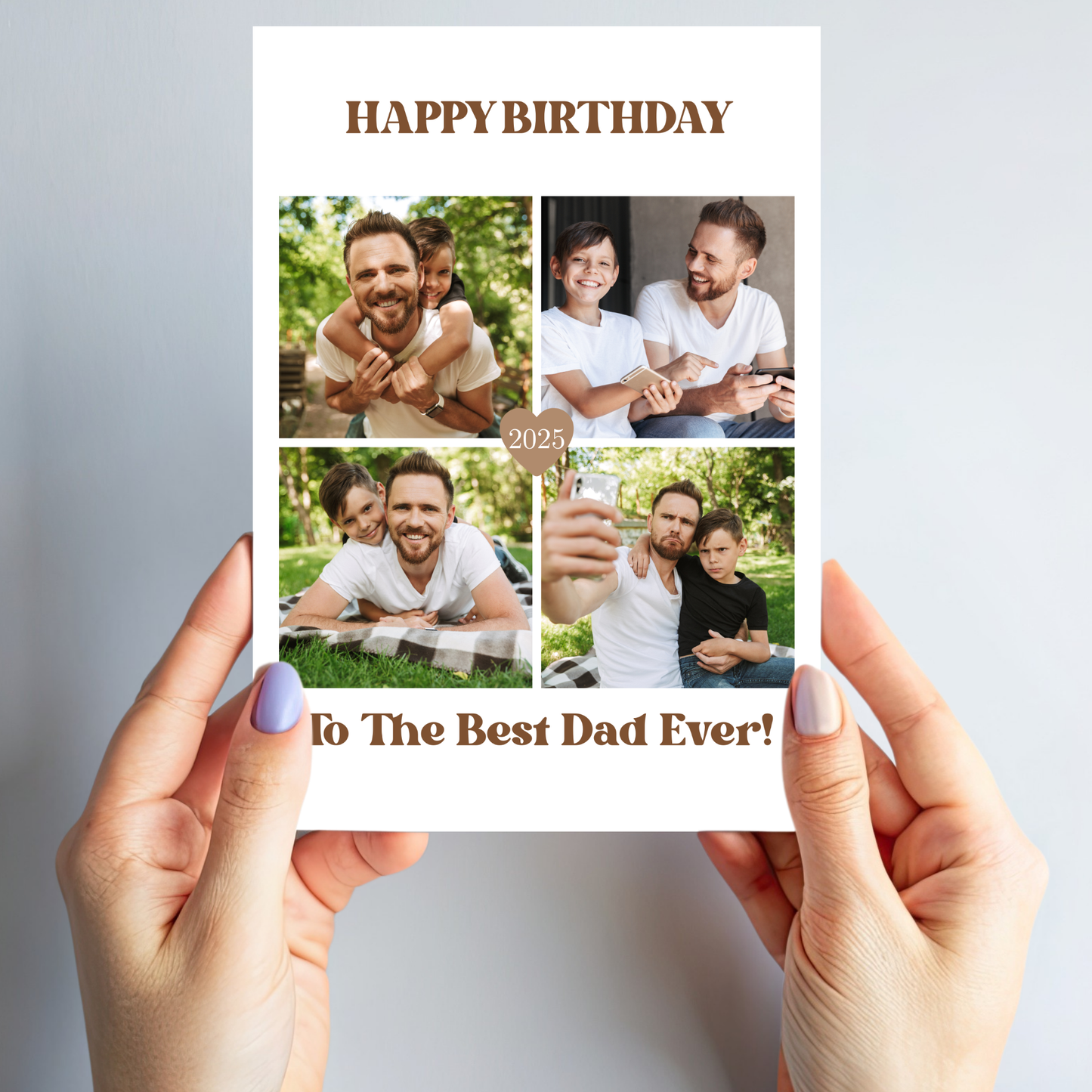 Happy Birthday Dad Photo Card - PC13