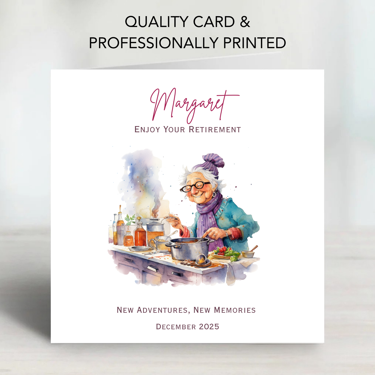 Fun Cooking Retirement Card - C661