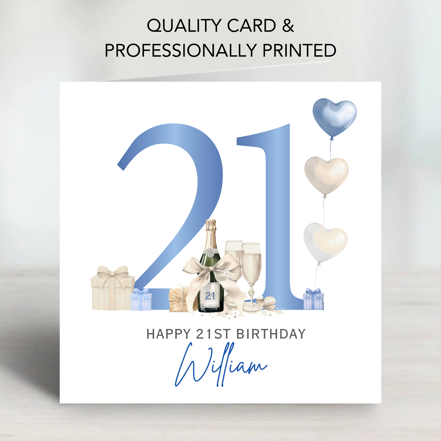 21st Birthday Card - C858