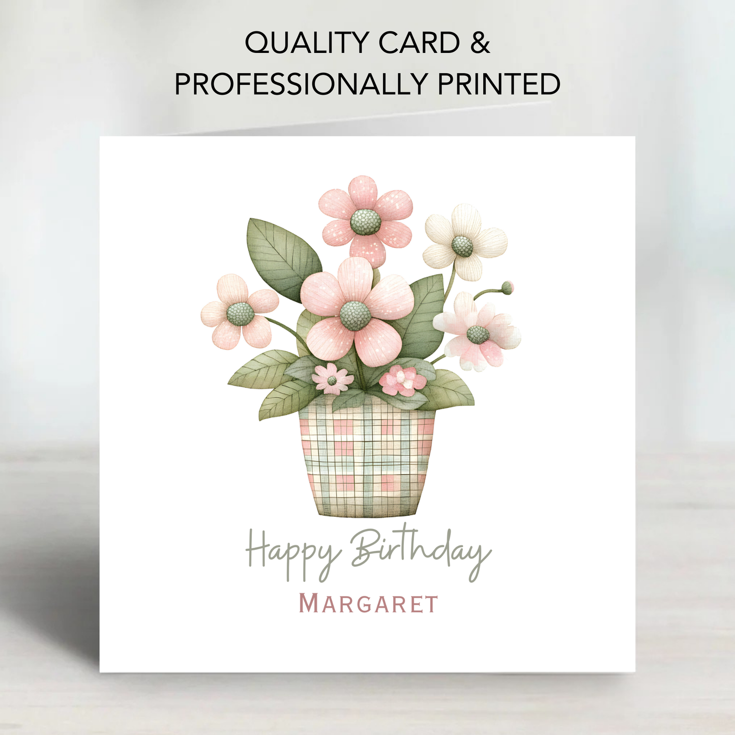 Flower Birthday Card - C603