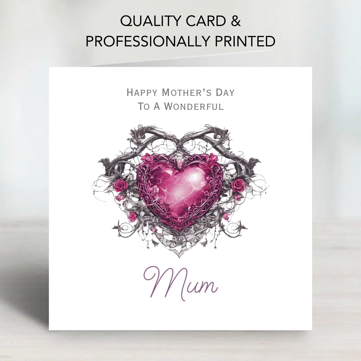 Mother's Day Card - Heart Design - C753