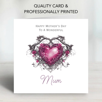Mother's Day Card - Heart Design - C753