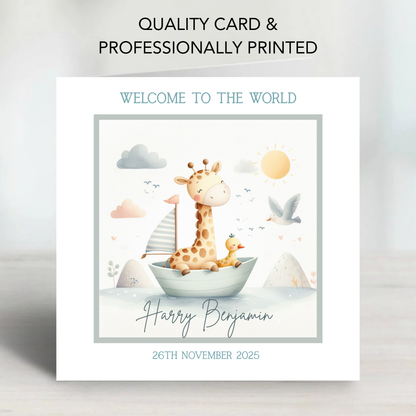 Welcome To The World Card- C666