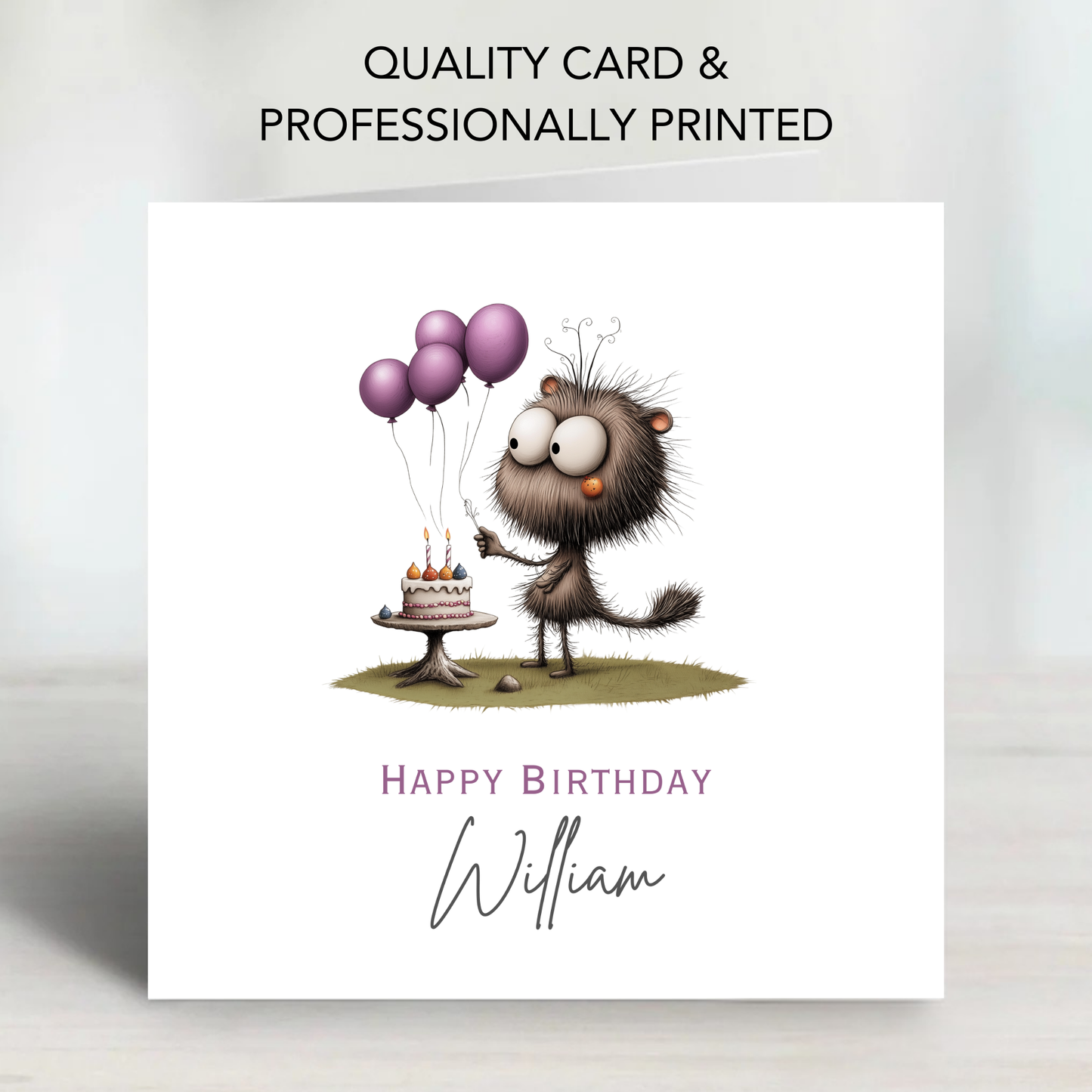 Quirky Animal Birthday Card - C563