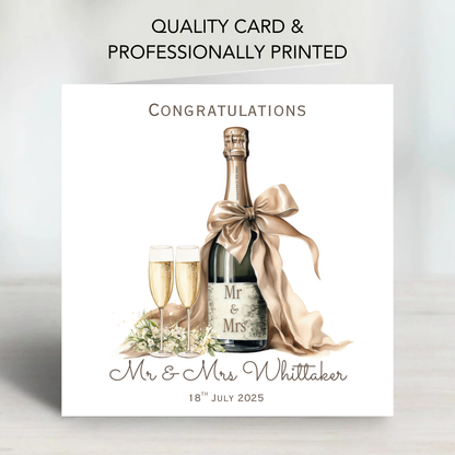 Bottle of Fizz and Glasses - C629