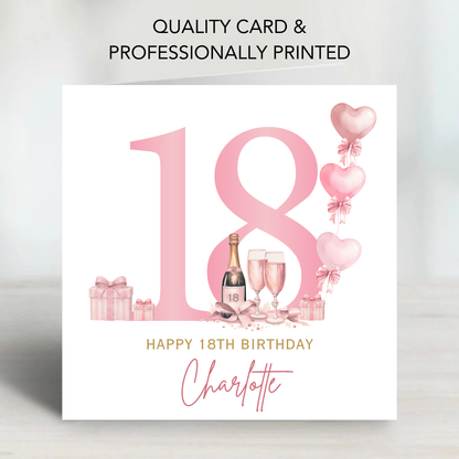 18th Birthday Card - C854