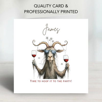 Fun Goat Birthday Card - C571