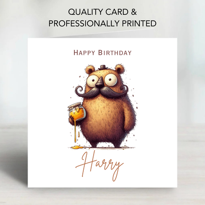 Fun Bear Birthday Card - C850