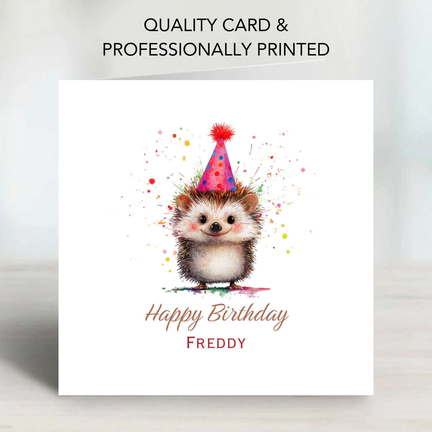 Fun Cute Hedgehog - C554