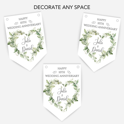 Wedding Anniversary Bunting - B229