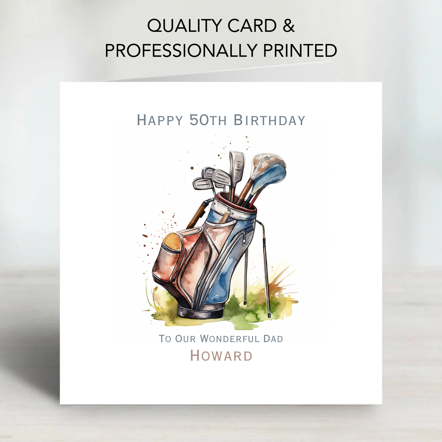 Golfing Birthday Card - C624