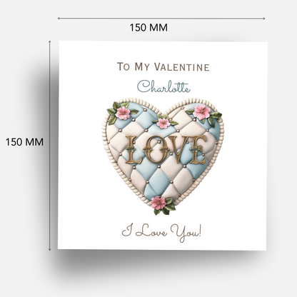 Valentine’s Day Heart Card  - C714