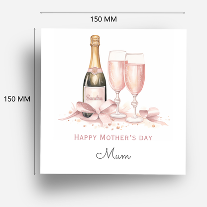 Mother's Day Card - Champagne Design - C733