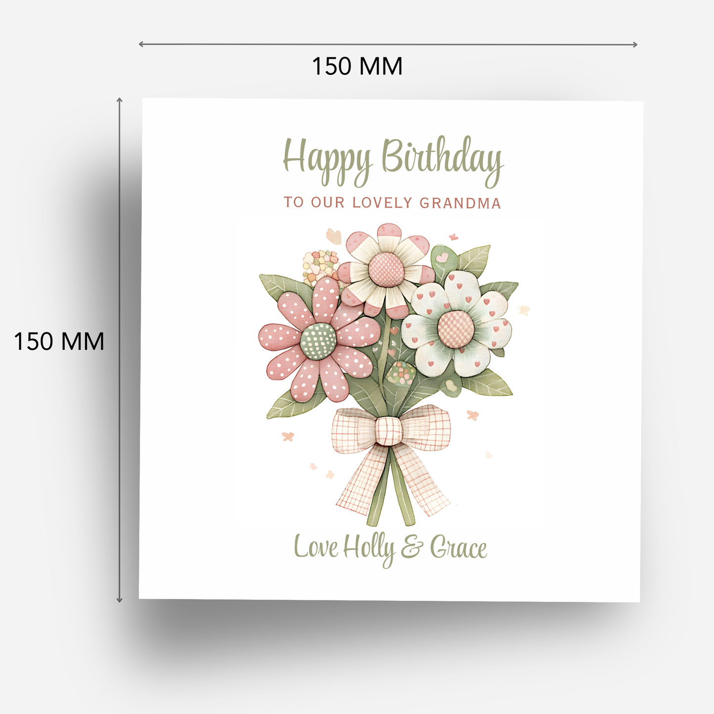 Flower Bouquet Birthday Card - C601