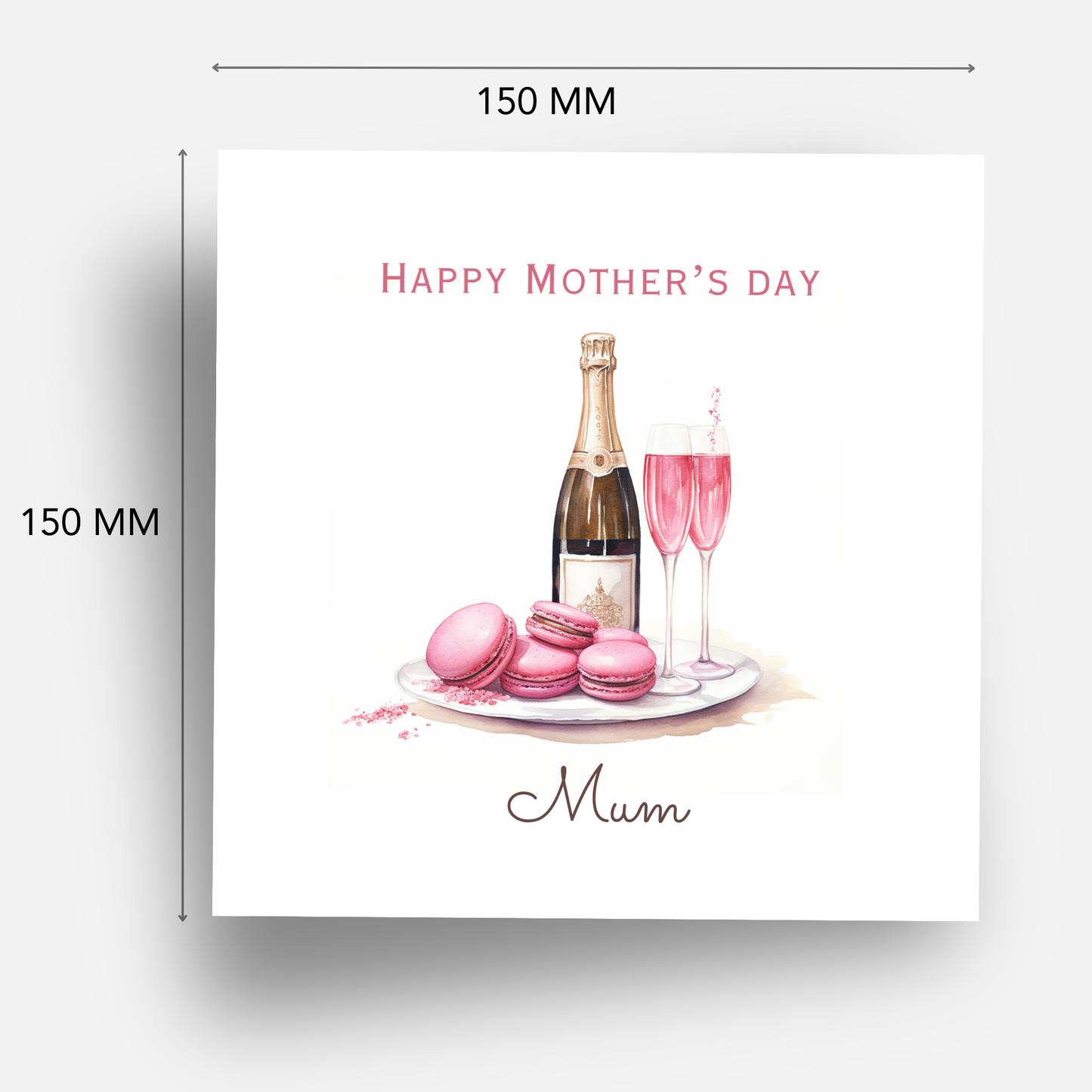 Mother's Day Card - Champagne Design - C748