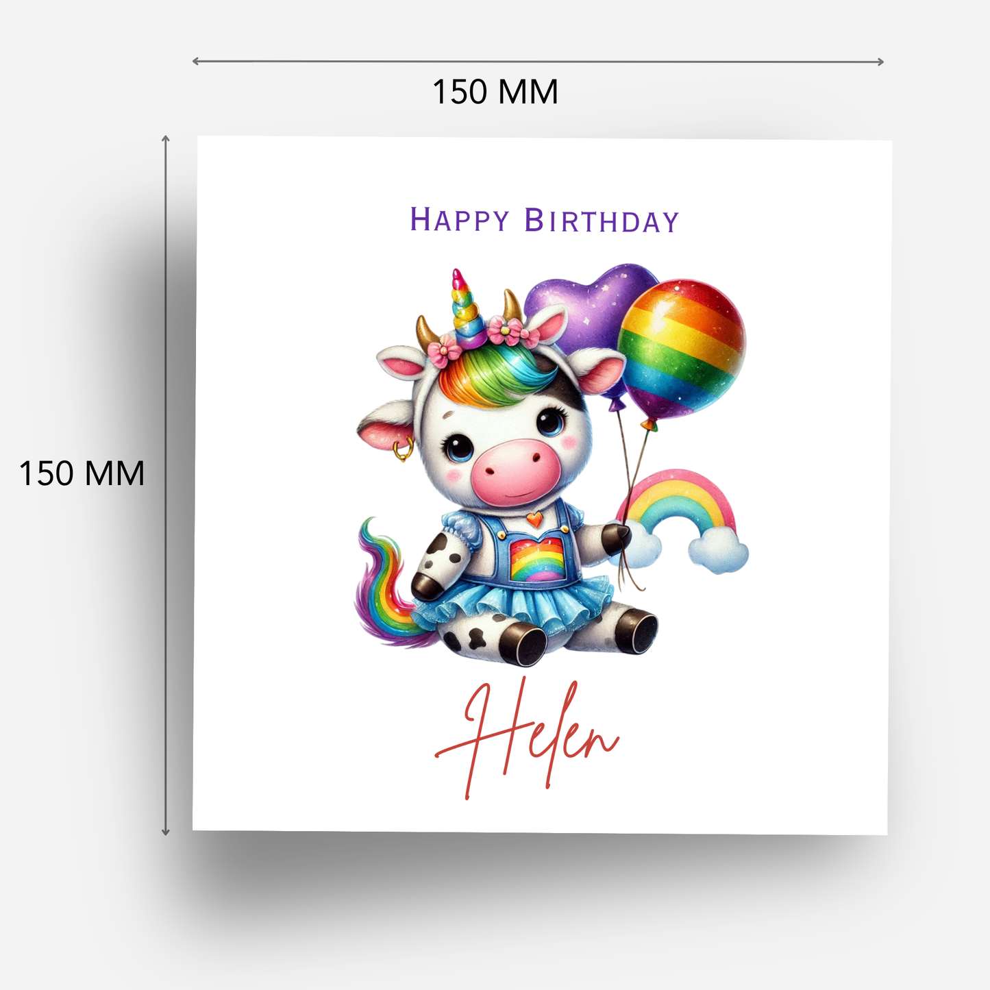 Fun Cow Birthday Card - C597