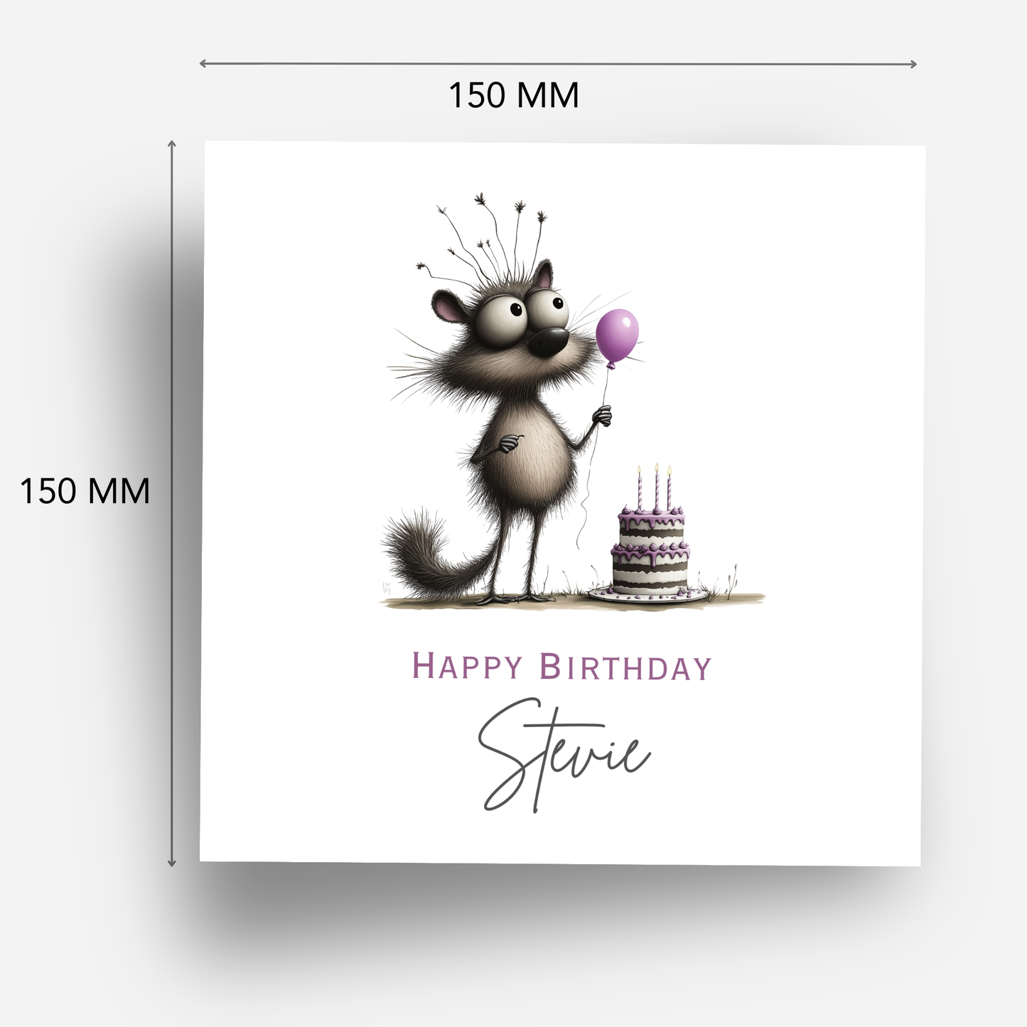 Quirky Animal Birthday Card - C565