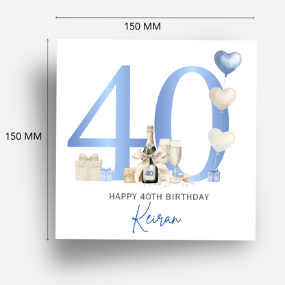 40th Birthday Card - C861