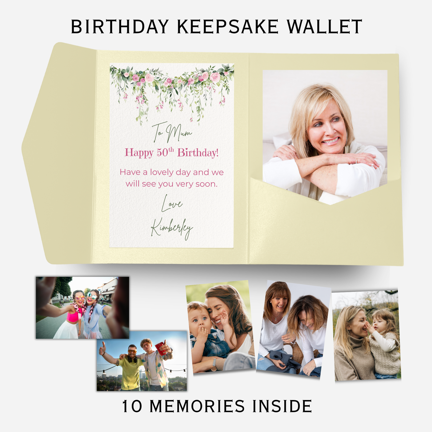 Birthday Card of Memories - Unique Photo Gift - PW2