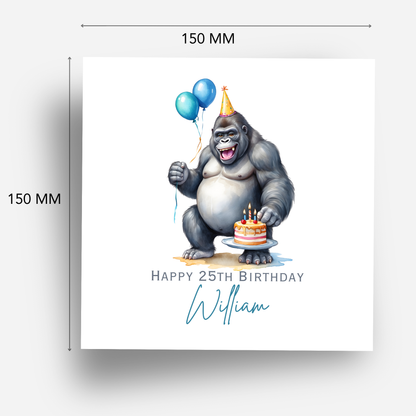 Gorilla Birthday Card - C621