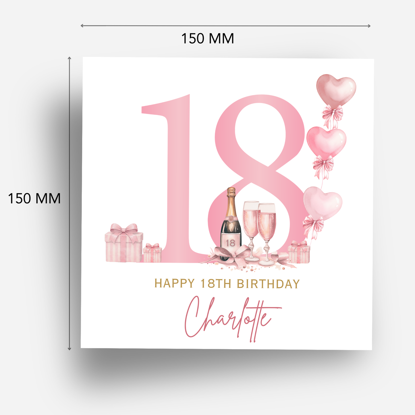18th Birthday Card - C854
