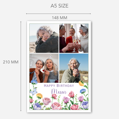 Happy Birthday Mum, Grandma or Any Relation - Photo Card - PC14