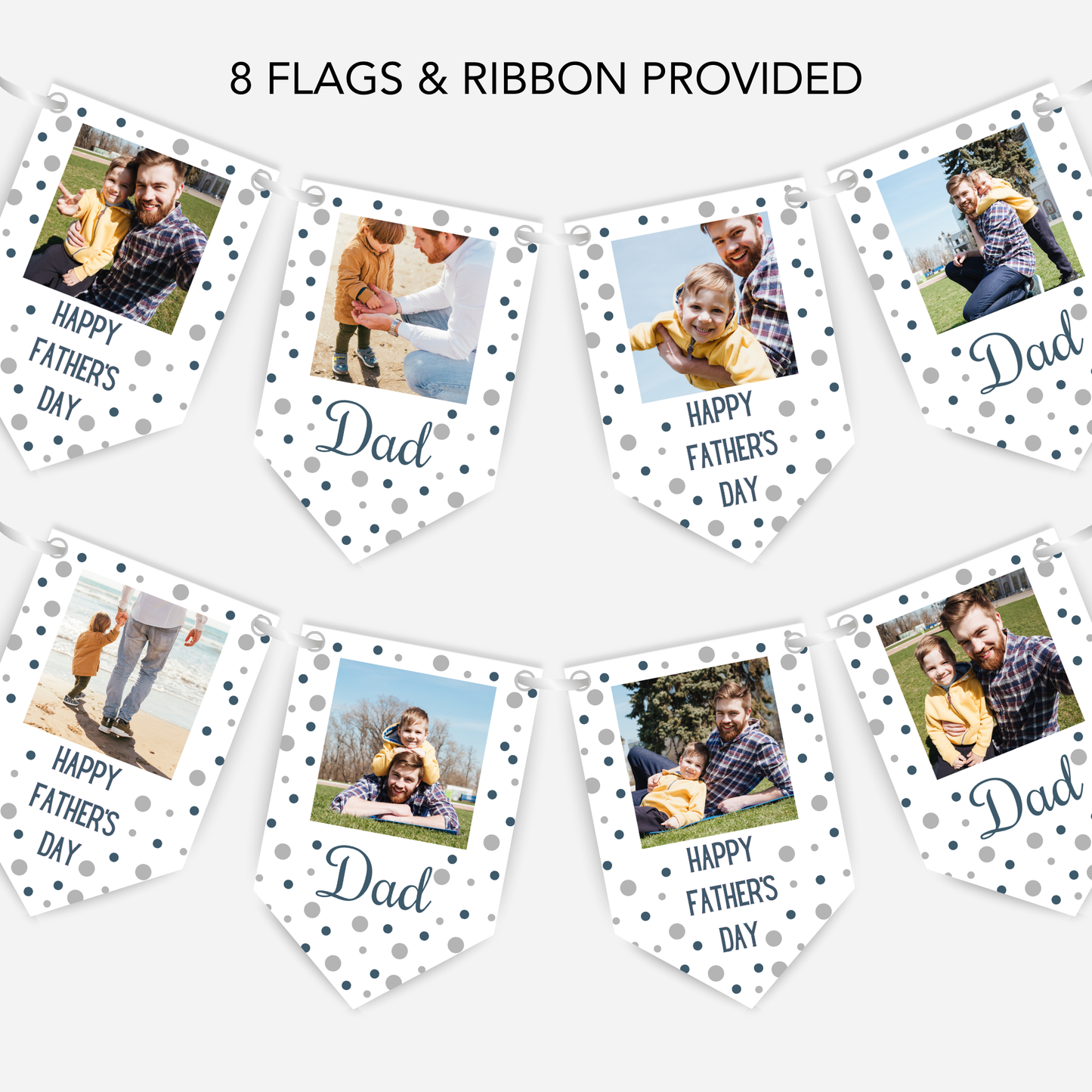 Father's Day Photo Bunting - B256
