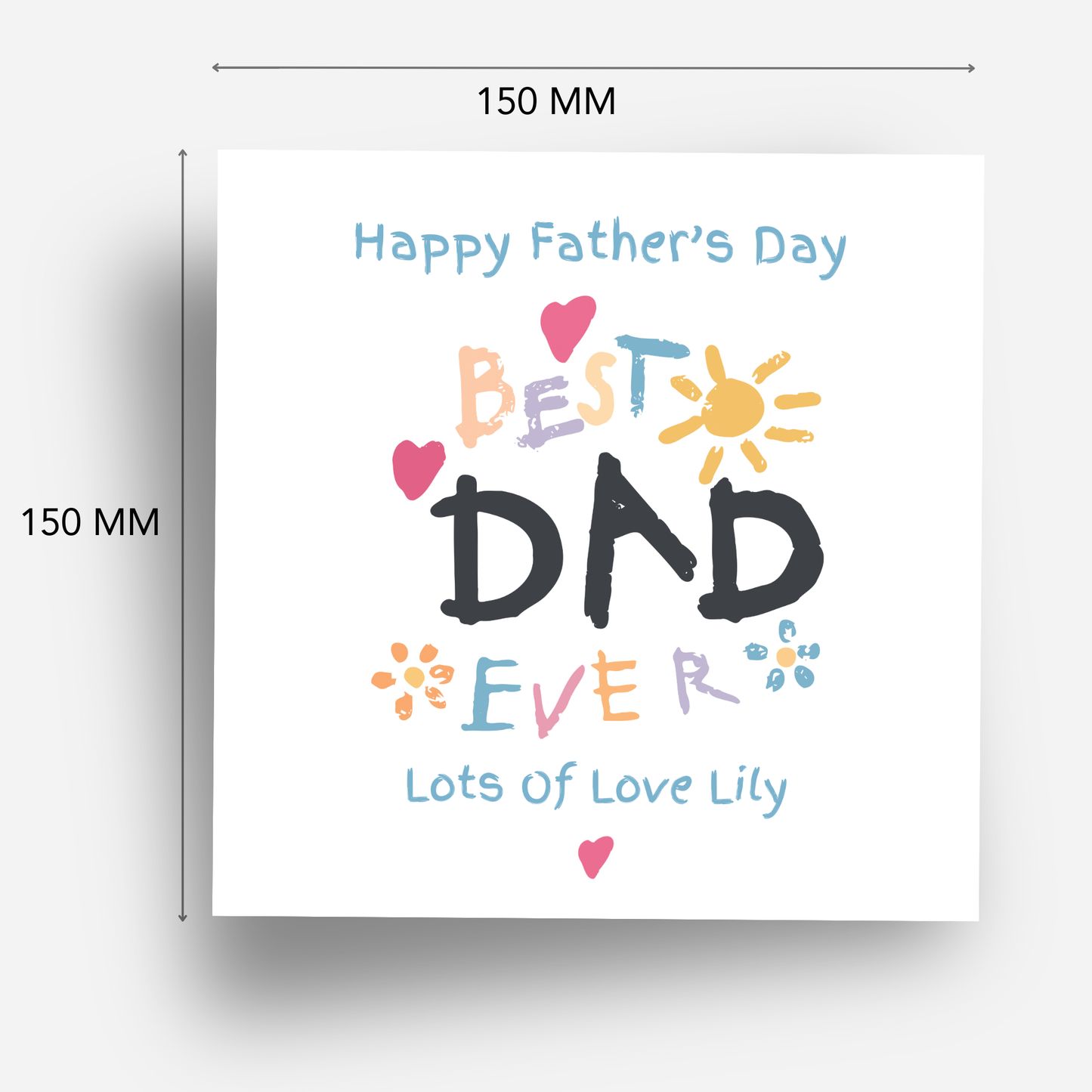 Best Dad Ever - Father's Day Card - C773