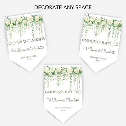 Engagement or Wedding Bunting - B287