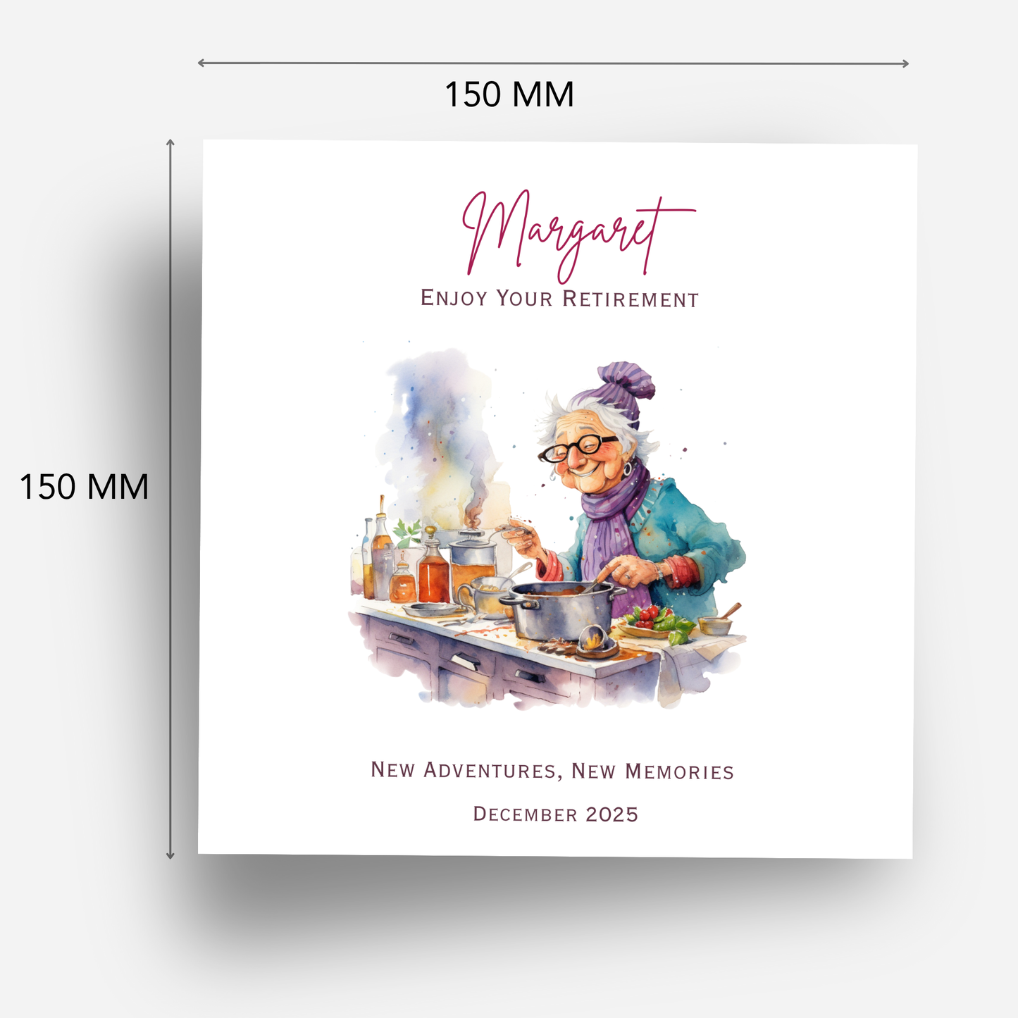 Fun Cooking Retirement Card - C661