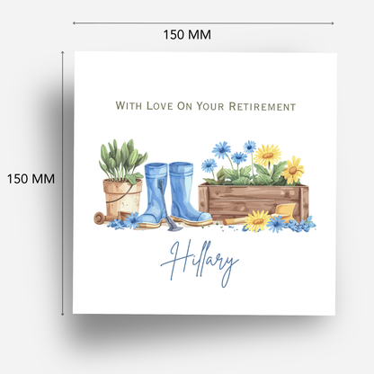 Gardening Retirement Card - C696