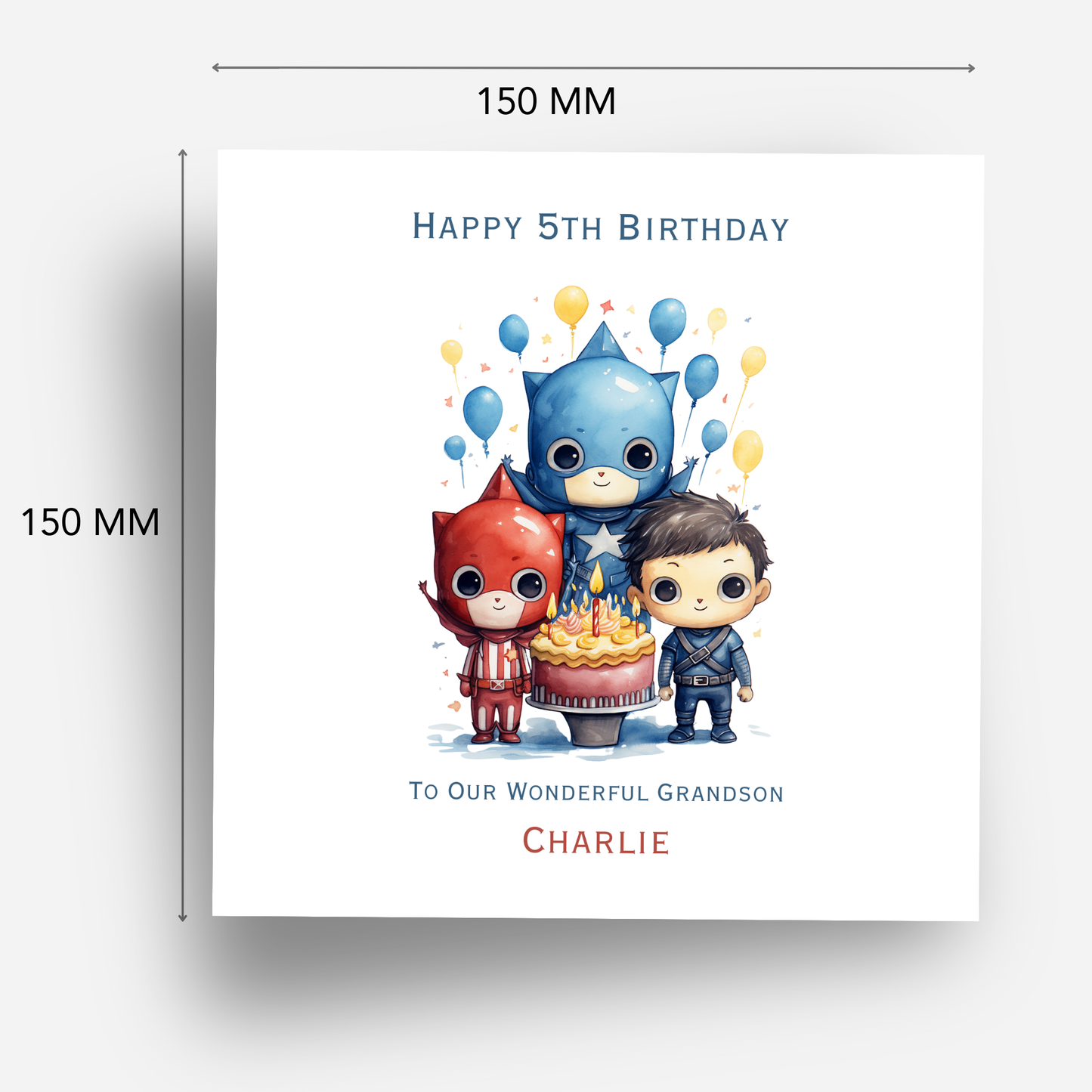 Superhero Birthday Card - C540