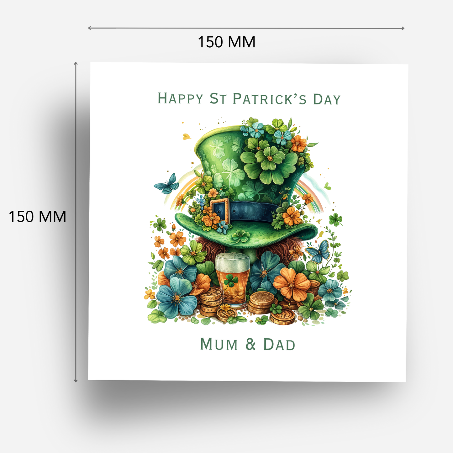 St Patrick's Day Card - C808