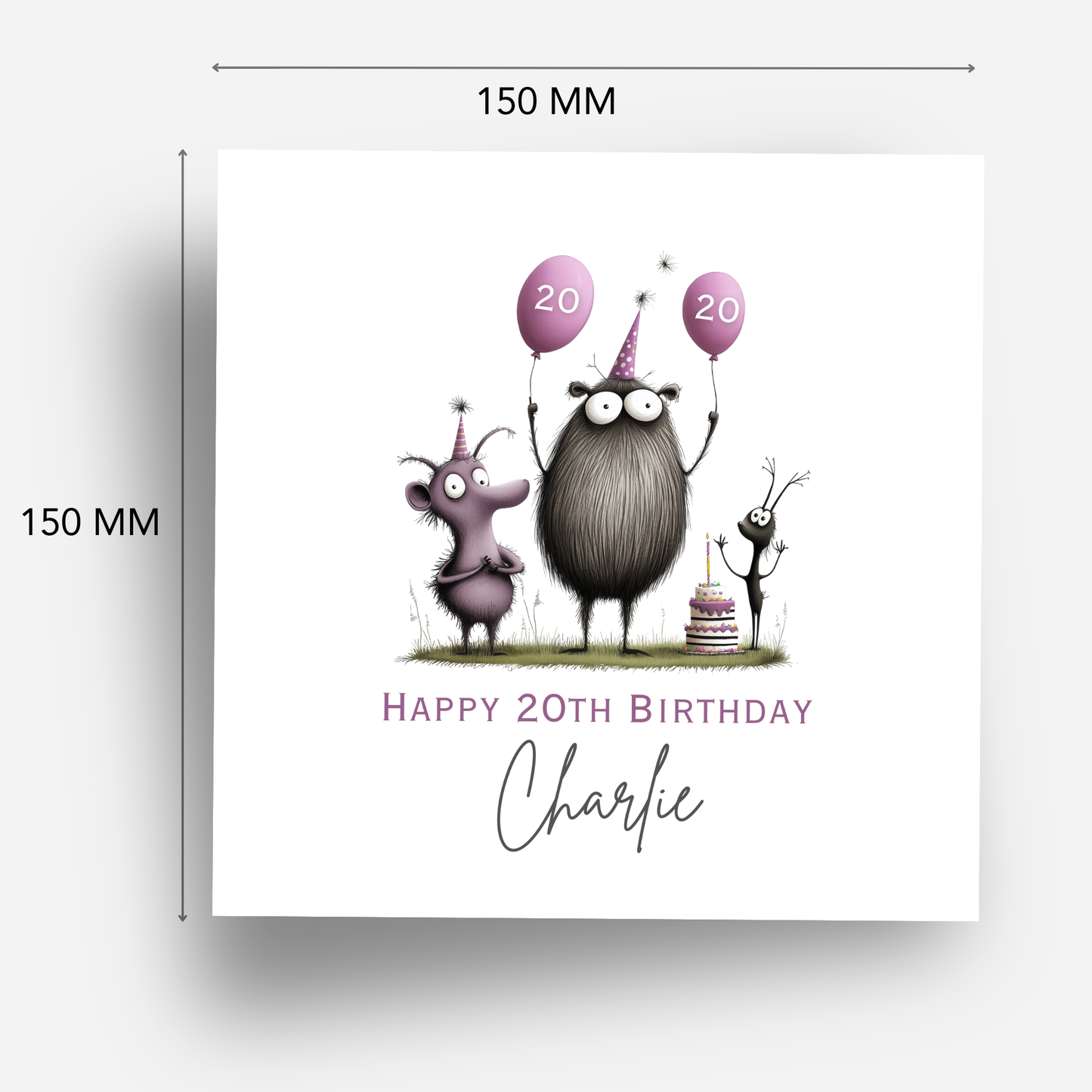 Quirky Animal Birthday Card - C564