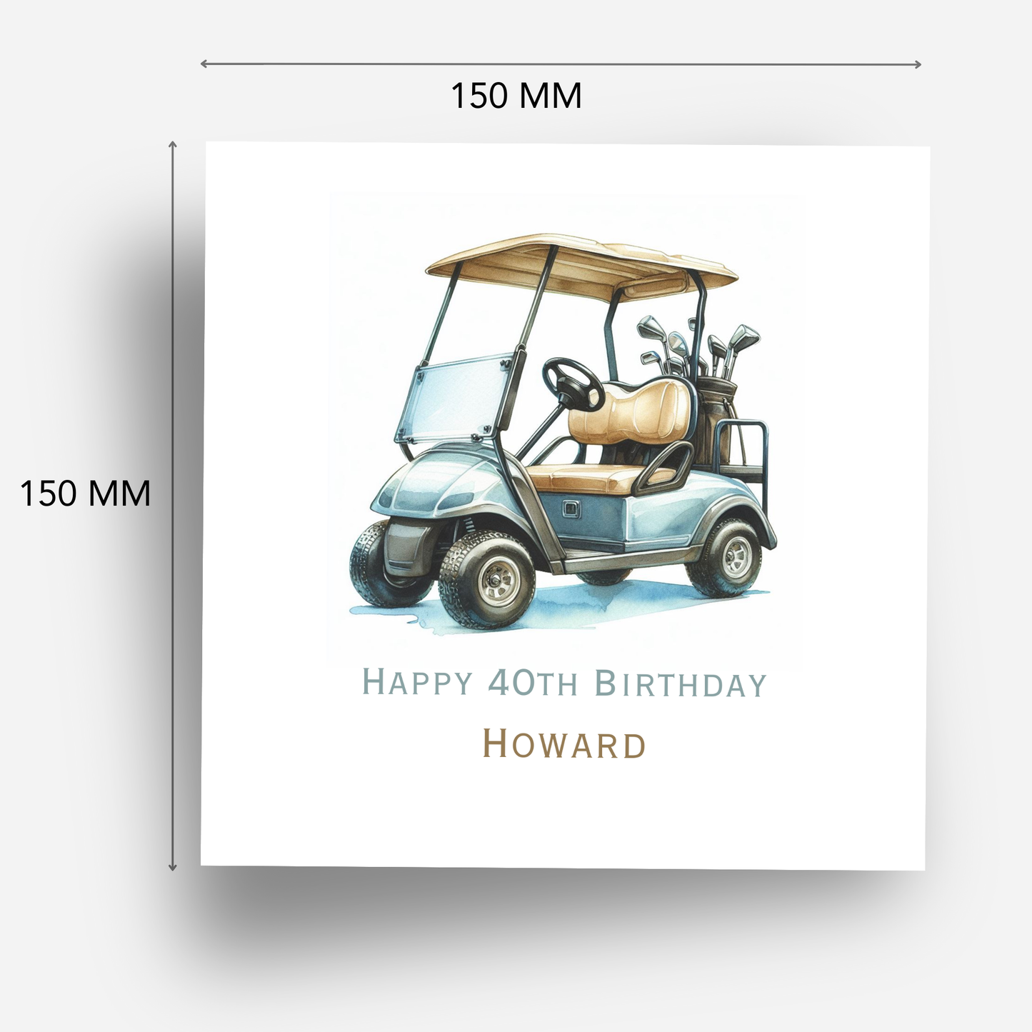 Golf Mad Birthday Card - C619