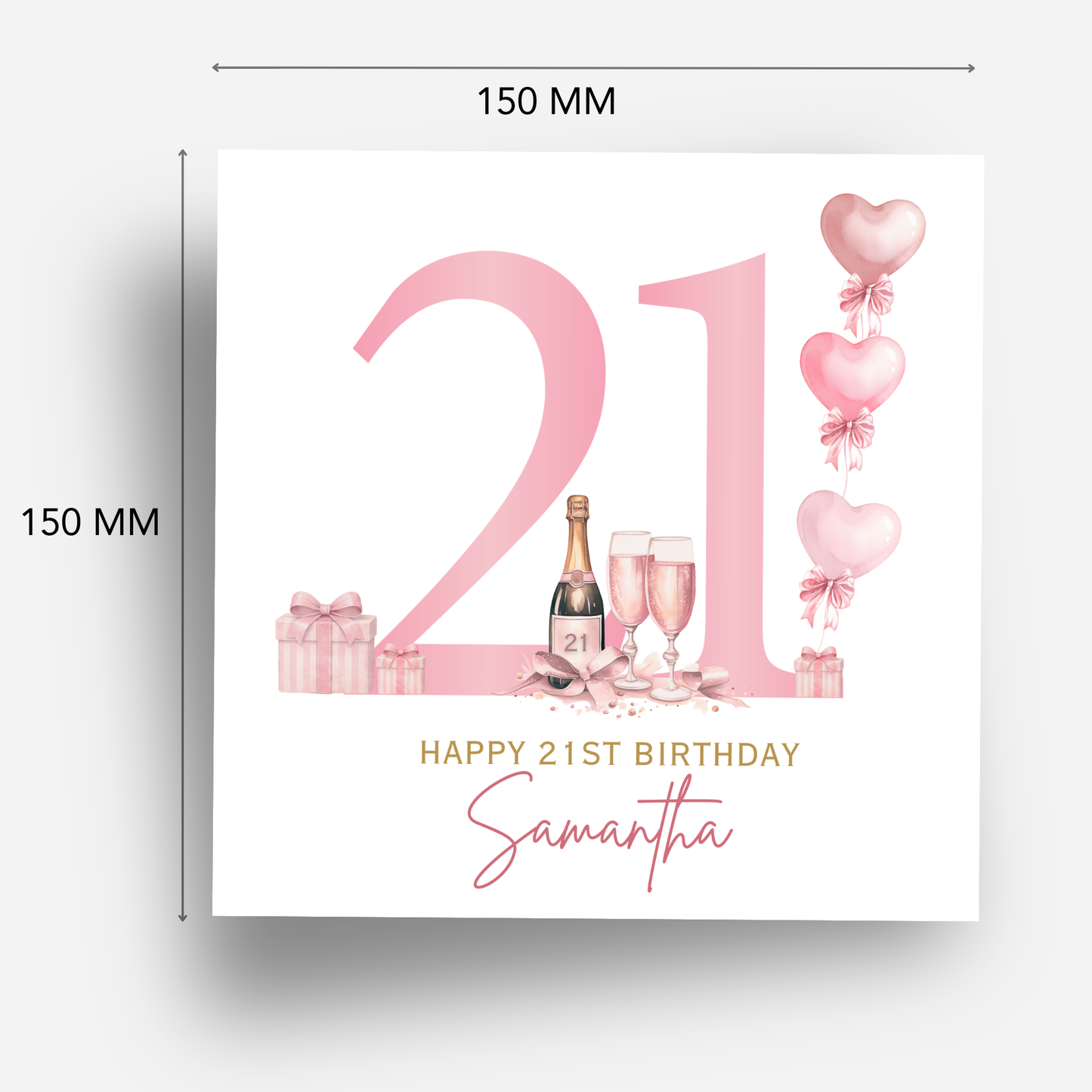 21st Birthday Card - C853