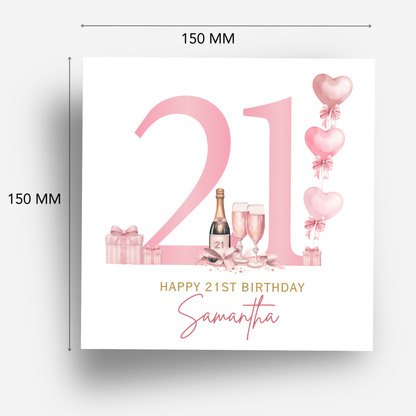21st Birthday Card - C853
