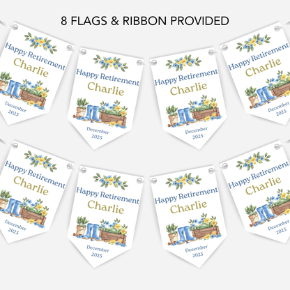 Retirement or any occasion bunting - B245
