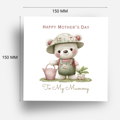 Mother's Day Card - Teddy Bear Design - C754