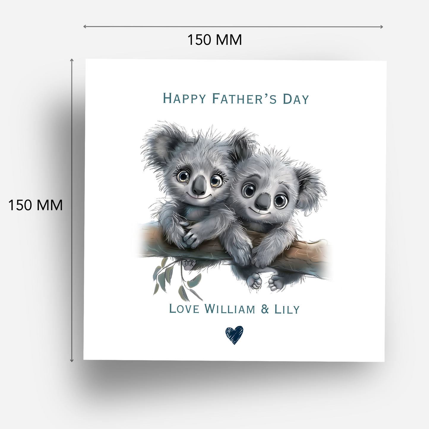 Cute Koala  - Father's Day Card - C791