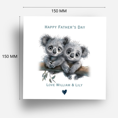 Cute Koala  - Father's Day Card - C791